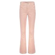 Ribfluwelen Bibette Broek Red Button , Pink , Dames