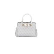 Stijlvolle Eco-Leren Handtas Guess , Beige , Dames