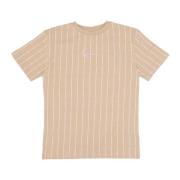 Handtekening Ster Pinstripe Tee Zachte pasvorm Karl Kani , Beige , Dam...