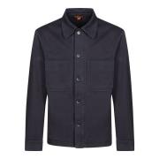 Katoenen overshirt met borstzakken Barena Venezia , Blue , Heren