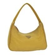 Pre-owned Nylon prada-bags Prada Vintage , Yellow , Dames