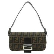 Pre-owned Leather fendi-bags Fendi Vintage , Brown , Dames