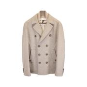 Pre-owned Wool outerwear Fendi Vintage , Gray , Heren