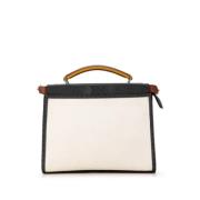 Pre-owned Leather fendi-bags Fendi Vintage , Beige , Dames