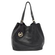 Pre-owned Leather totes Michael Kors Pre-owned , Black , Dames