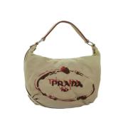 Pre-owned Nylon prada-bags Prada Vintage , Beige , Dames