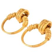 Pre-owned Metal chanel-jewelry Chanel Vintage , Yellow , Dames