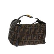 Pre-owned Canvas fendi-bags Fendi Vintage , Brown , Dames