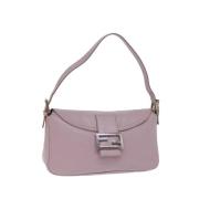 Pre-owned Leather fendi-bags Fendi Vintage , Pink , Dames