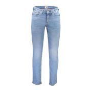 Geborduurde Slim Fit Katoenen Jeans Tommy Hilfiger , Blue , Heren