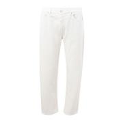 Witte Katoenen Elegante Broek voor Mannen Armani Exchange , White , He...