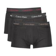 Stretchkatoenen boxershorts Tri-Pack Zwart Calvin Klein , Black , Here...