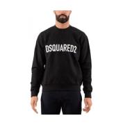 Heren Sweater Dsquared2 , Black , Heren