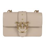 Mini Love Simply Tas Pinko , Beige , Dames