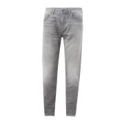 Grijze Katoenen Denim Jeans voor Mannen Armani Exchange , Gray , Heren