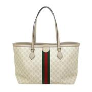 Pre-owned Canvas gucci-bags Gucci Vintage , Beige , Dames