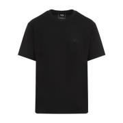 Zwarte korte mouw T-shirt Y-3 , Black , Heren