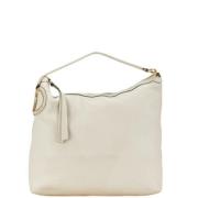 Pre-owned Leather gucci-bags Gucci Vintage , White , Dames