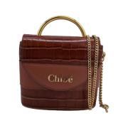 Pre-owned Leather handbags Chloé Pre-owned , Brown , Dames