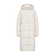 Gewatteerde Hooded Winterjas Ecru Soyaconcept , Beige , Dames