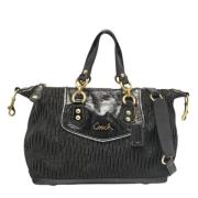 Pre-owned Leather totes Coach Pre-owned , Black , Dames