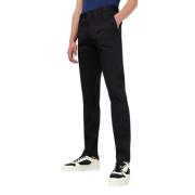 Blauwe Stijlvolle Broek Emporio Armani , Blue , Heren