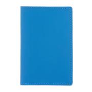 Compacte leren portemonnee Comme des Garçons , Blue , Heren