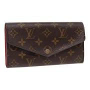 Pre-owned Canvas wallets Louis Vuitton Vintage , Brown , Dames