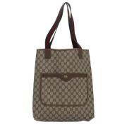 Pre-owned Leather gucci-bags Gucci Vintage , Beige , Dames