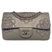 Pre-owned Fabric chanel-bags Chanel Vintage , Gray , Dames