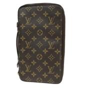 Pre-owned Canvas wallets Louis Vuitton Vintage , Brown , Dames