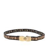 Pre-owned Fabric belts Dior Vintage , Brown , Dames