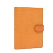 Pre-owned Leather home-office Louis Vuitton Vintage , Orange , Dames