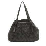 Pre-owned Leather totes Bottega Veneta Vintage , Black , Dames