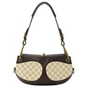 Pre-owned Leather shoulder-bags Loewe Pre-owned , Beige , Dames