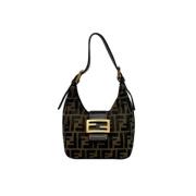 Pre-owned Canvas fendi-bags Fendi Vintage , Yellow , Dames