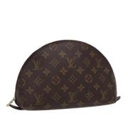 Pre-owned Canvas pouches Louis Vuitton Vintage , Brown , Dames