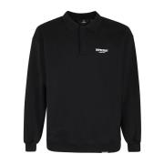 Club Polo Sweater Represent , Black , Heren