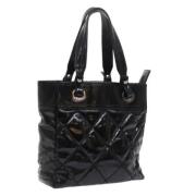 Pre-owned Leather chanel-bags Chanel Vintage , Black , Dames