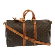 Pre-owned Canvas louis-vuitton-bags Louis Vuitton Vintage , Brown , Da...