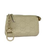 Pre-owned Canvas wallets Gucci Vintage , Beige , Dames