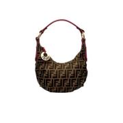 Pre-owned Leather fendi-bags Fendi Vintage , Brown , Dames