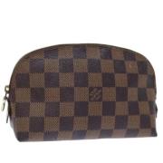 Pre-owned Canvas pouches Louis Vuitton Vintage , Brown , Dames