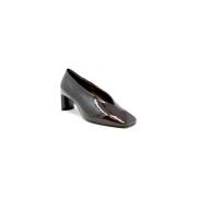 Bruine Lakleren Pumps Aw24 DEL Carlo , Brown , Dames