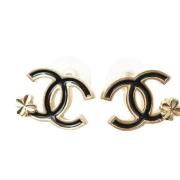 Pre-owned Metal chanel-jewelry Chanel Vintage , Black , Dames