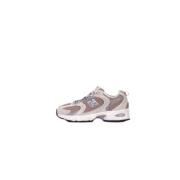 Stijlvolle Sneakers met Stoffen Bovenwerk New Balance , Beige , Dames