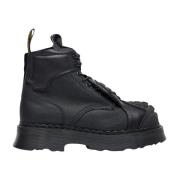 Chunky Zool Leren Veterschoenen Dr. Martens , Black , Heren