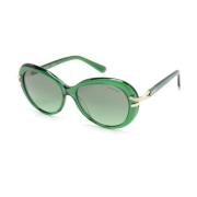 Sk6026 10642A Sunglasses Swarovski , Green , Dames