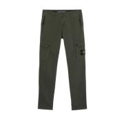 Groene Slim Fit Cargo Broek Stone Island , Green , Heren