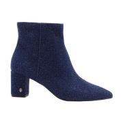 Stijlvolle enkellaars in cognac Kurt Geiger , Blue , Dames